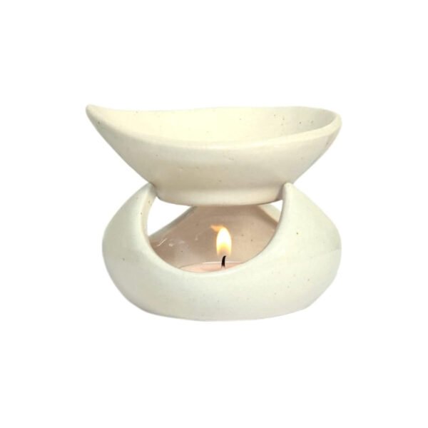 Premium Ceramic Tea Light Diffuser With Lavender Oil